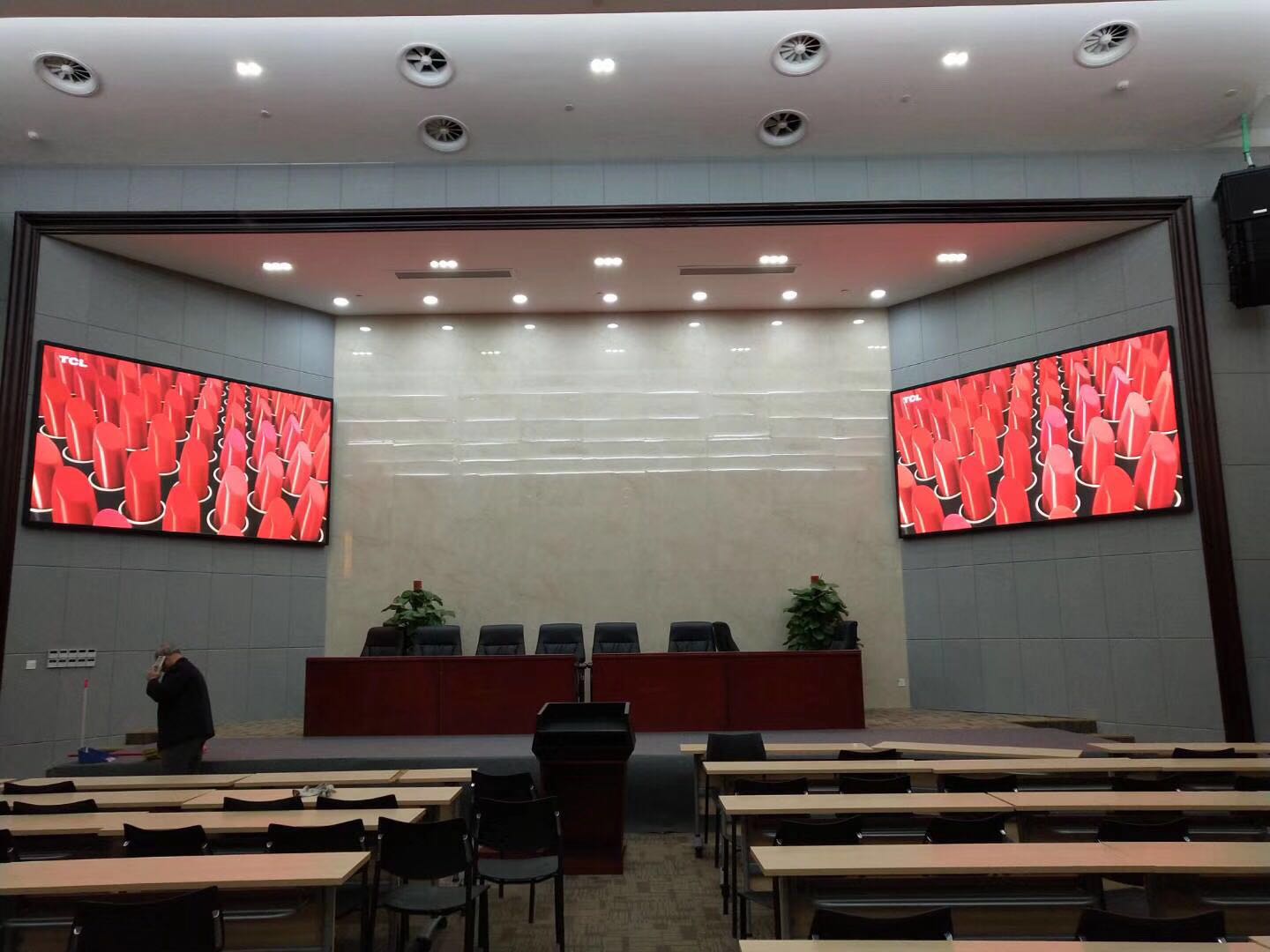 北京珠海某人民法院室內led小間距